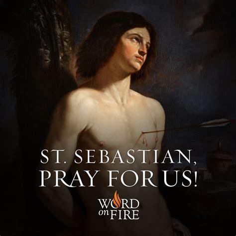 st sebastian pray   catholic pray martyr stsebastian sebastian pray catholic prayer