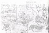 Flower Shop Drawing Paintingvalley sketch template