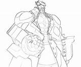 Blazblue Calamity Trigger Kisaragi Jin Pages Character Coloring Another sketch template