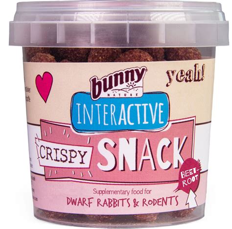 bunny crispy snack aliments complementaires rongeurs plusieurs saveurs