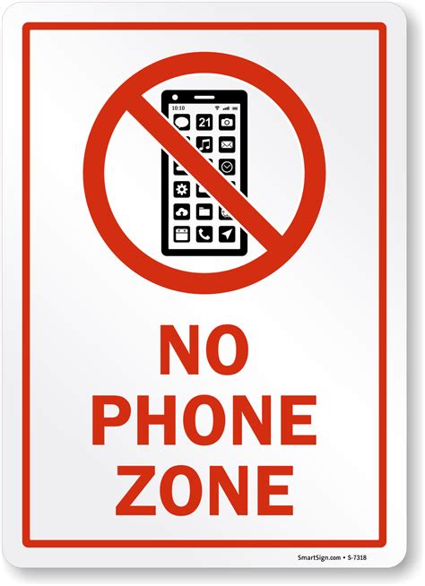 phone zone  graphic sign  cell phone sign  sku
