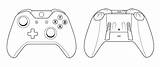 Xbox Paintingvalley Controllers Outlines Print Scuf Don sketch template