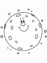Moon Coloring Pages Color Printable Bright Colors Favorite Choose Kids sketch template