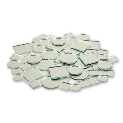 Small Mini Square And Round Craft Mirrors Assorted Sizes Mirror Mosaic