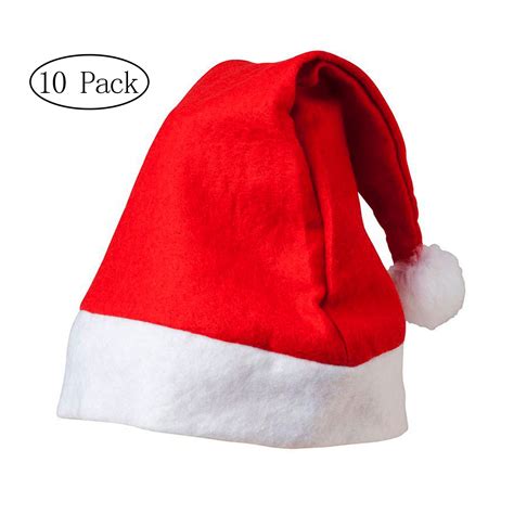 merry christmas hat bulk santa hats pack   walmartcom