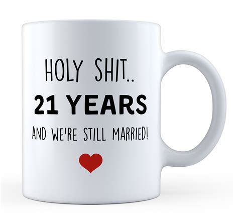 st anniversary gift st anniversary mug  year etsy