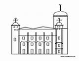 Church Cathedral sketch template
