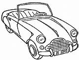 Car Coloring Pages Animated Cars Cartoon Sports Clipart Cliparts 1940 Antique Kids sketch template