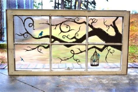 mit kindern fensterbilder im herbst basteln und malen window painting