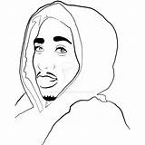 Tupac Lineart Xcolorings 504px 31k sketch template
