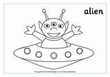 Pages Colouring Alien Saucer Flying Space Coloring Printable Kids Printables Outer Colour Color Print Google Word Getcolorings Blank Colorings Become sketch template