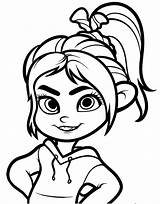 Ralph Wreck Vanellope Coloring Pages Von Schweetz Color Printable Animation Sheet Princess Kids Disney Colouring Movies Drawing Happy Sheets Print sketch template