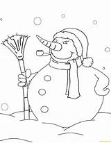 Snowman Binged sketch template