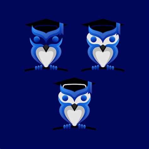 premium vector owl university logo design idea