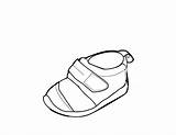 Baby Shoes Drawing Booties Getdrawings sketch template