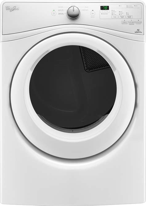 buy whirlpool  cu ft  cycle electric dryer white wedhefw