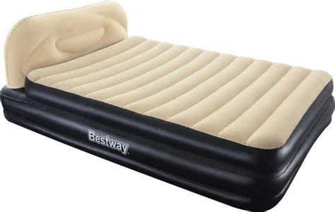 luchtbed met ingebouwde pomp slaapplek slaapmatras matras met opbergtas elektrisch bolcom