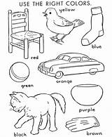 Coloring Pages Objects Choose Board Number Instructions Following Colors Kids Color sketch template