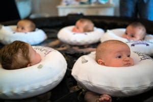 bobbing   float baby spa  pictures  news  guardian
