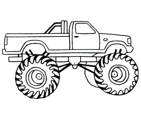bigfoot monster truck coloring pages  getdrawings