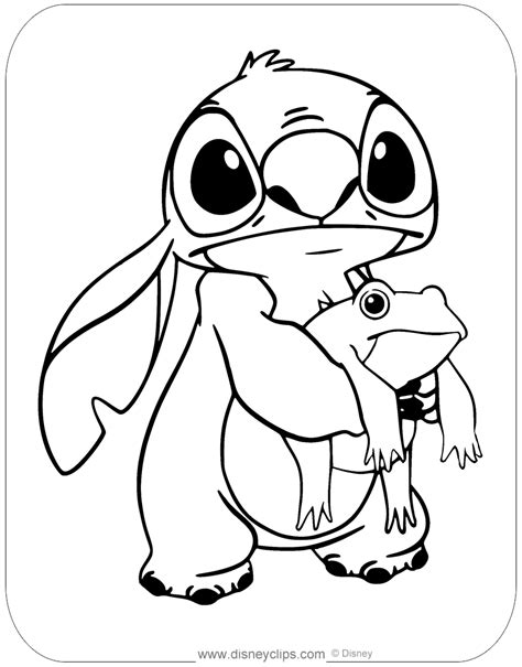 baby disney stitch coloring pages  stitch colouring pages
