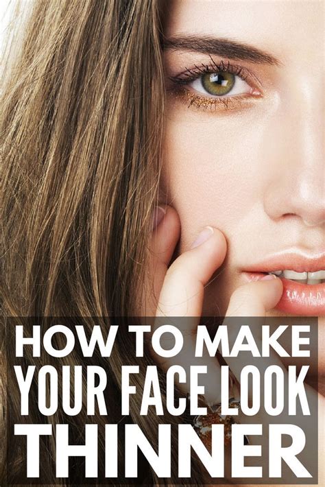 5 beauty tricks to make your face look thinner look thinner prom