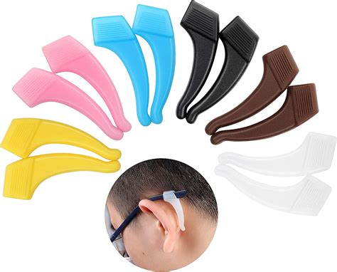 6 Pairs Comfortable Silicone Anti Slip Holder For Glasses Accessories