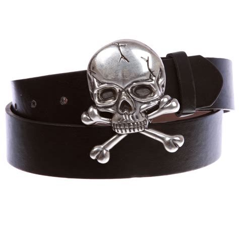 skull  cross bone pirate halloween costume belt multi color options