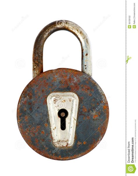rusty lock stock photography image