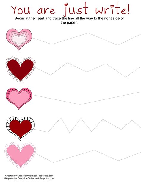 heart tracing worksheet alphabetworksheetsfreecom