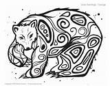 Colouring Indigenous Sheets Printable Winnipeg Artist Releases Bear Traverse Jackie Red sketch template