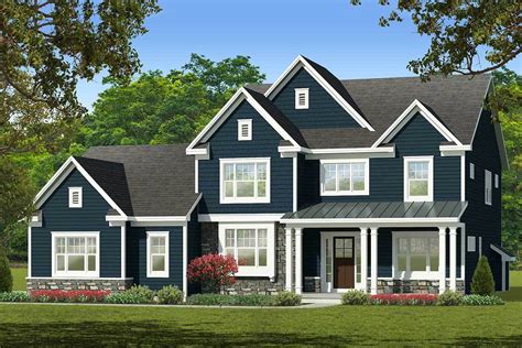 spacious  story traditional house plan glv architectural designs house plans