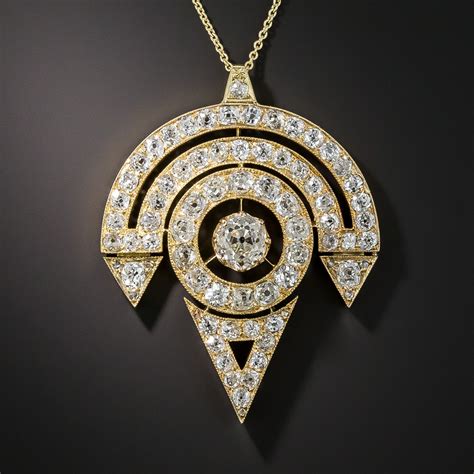 vintage  diamond pendant necklace antique vintage necklaces