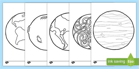 planet template colouring pages teacher  resource