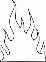 Outline Flame Flames Fire Coloring Drawing Printable Outlines Clip Clipart Pages Line Cliparts Print Vector Transparent Clker Candle Library Color sketch template
