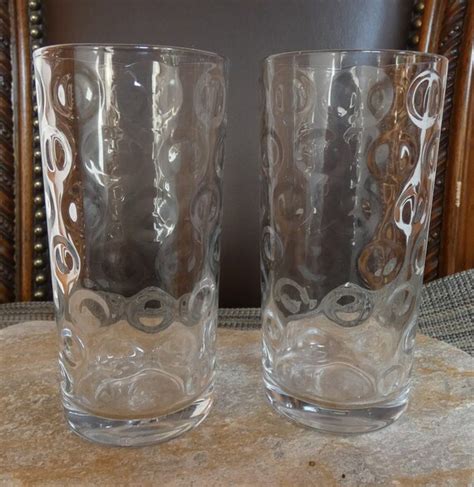 Vintage Retro Bubble Drinking Glasses Tumbler From Pasabahce Etsy