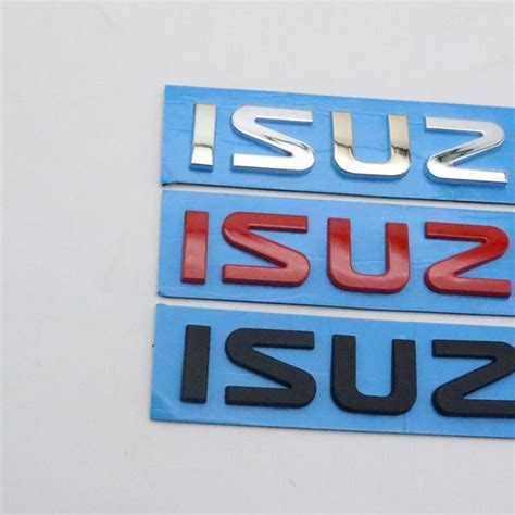 isuzu dmax  max emblem car sticker rear trunk number letter logo badge decal