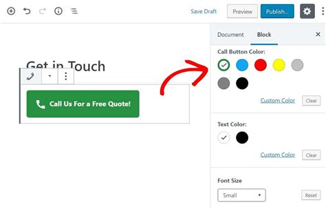 create  click  call  button  wordpress