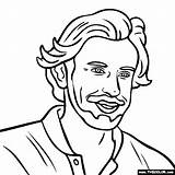 Pirlo Andrea Coloring Soccer Pages Thecolor Online sketch template