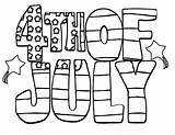 Coloring July 4th Pages Fourth Printable Kids Fireworks Patriotic sketch template