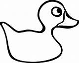 Wecoloringpage Duck sketch template
