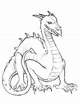 Dragon Kb sketch template