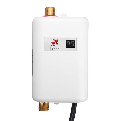 instant electric tankless hot water heater home  house heating cooling air