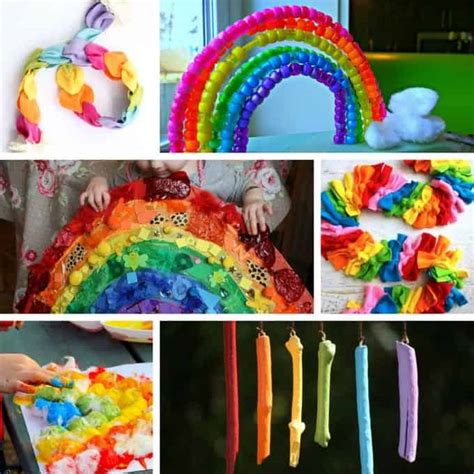 rainbow crafts  kids  rainbow crafts  st patricks day