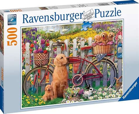 ravensburger puzzle  teile ausflug ins gruene mit hunden puzzle fuer