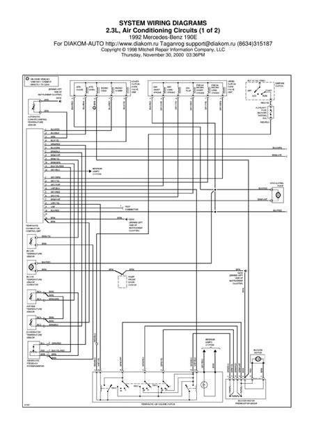 diagram  mercedes wiring diagrams mydiagramonline