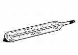 Malvorlage Thermometer Große Herunterladen Abbildung sketch template