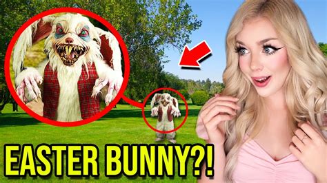 drone catches easter bunny  real life run youtube