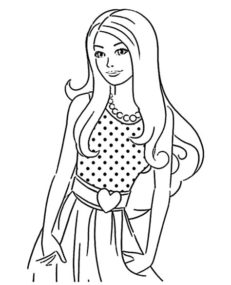 print barbie coloring page   topcoloringpagesnet