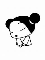 Pucca Coloring Pages Coloring4free Garu Printable Kleurplaten Animated Coloringpages1001 Zo sketch template